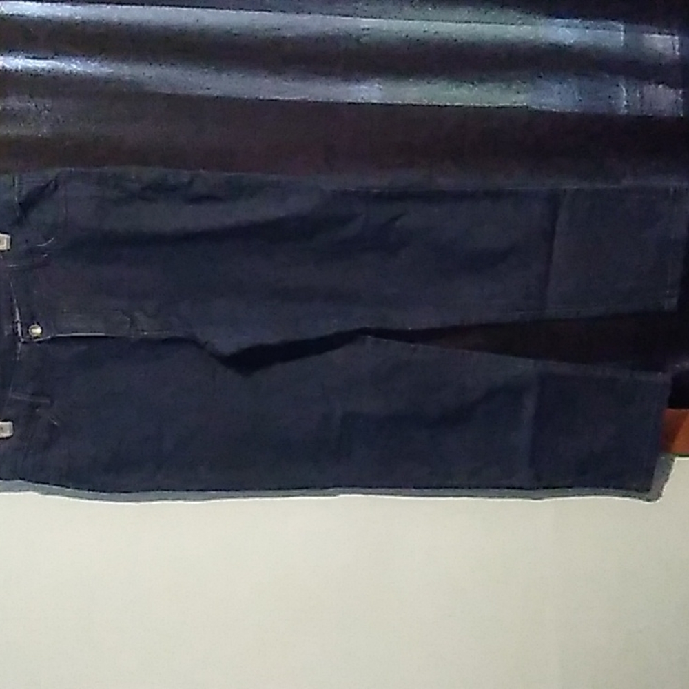 Dark blue jeans